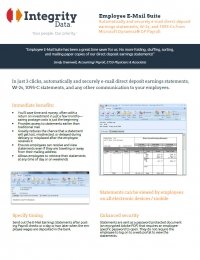 E-Mail Suite Fact Sheet