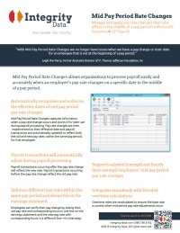 Mid Pay Period Fact Sheet