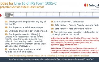 affordability safe harbor guidance for Line 16 of 1095-C form_Integrity Data