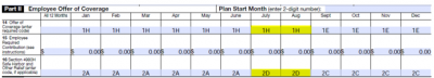 Explanation of 2D on Line 16 of the IRS 1095-C Form - Integrity Data