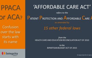 Clearing PPACA vs ACA confusion_Integrity Data