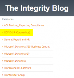 Follow Integrity Data's blog for COVID-19 Updates