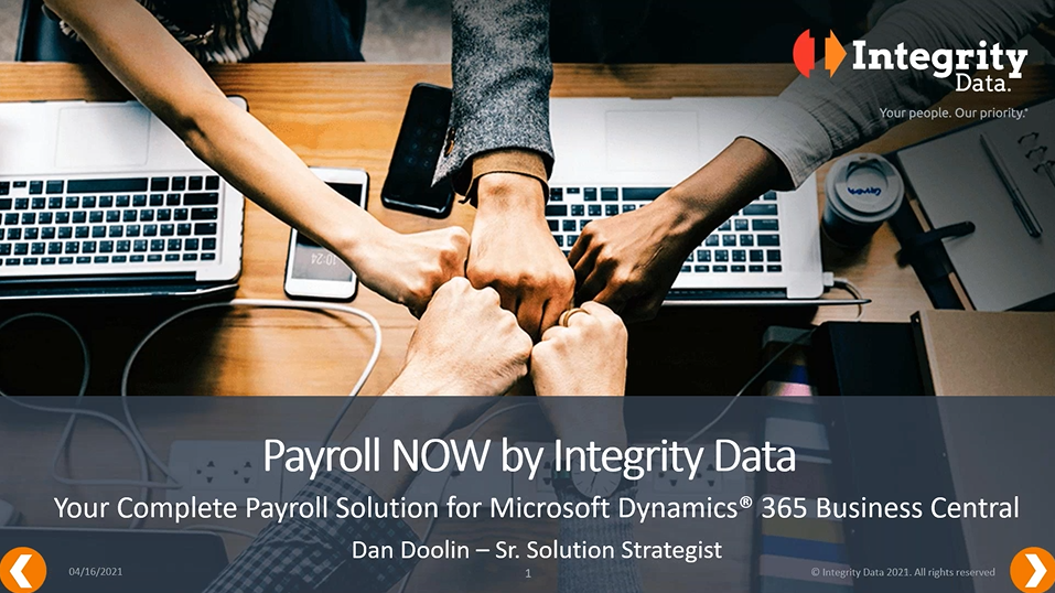 Payroll NOW On-Demand Webinar